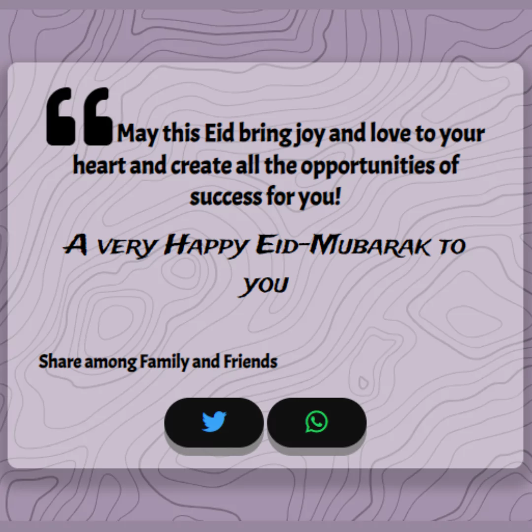 How to Create Eid Mubarak Wishes with HTML, CSS, and JavaScript